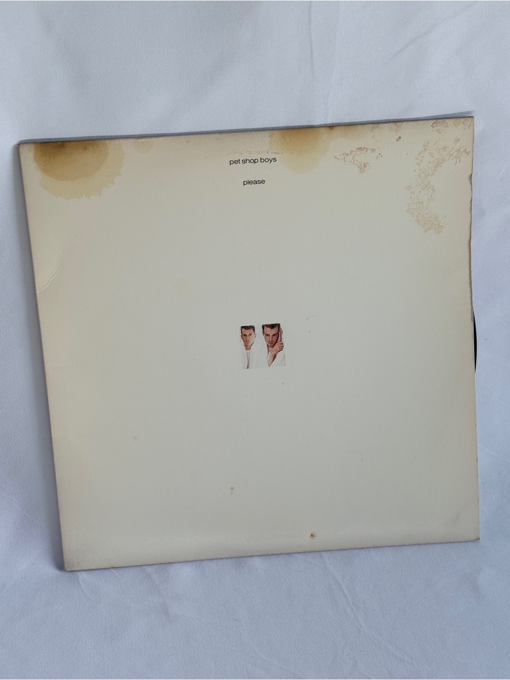 Pet Shop Boys "Please" Vinyl Album - Cream Cover